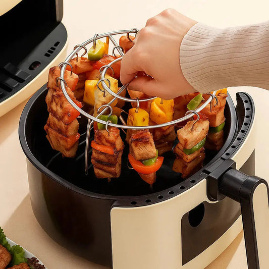 Kebab-Grill für Heißluftfritteusen – Gleichmäßiges Garen & BBQ-Genuss Zorenza