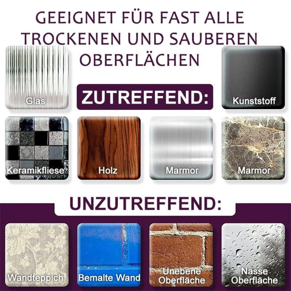 Wiederverwendbares, wasserdichtes doppelseitiges Klebeband (60 Stück) Zorenza