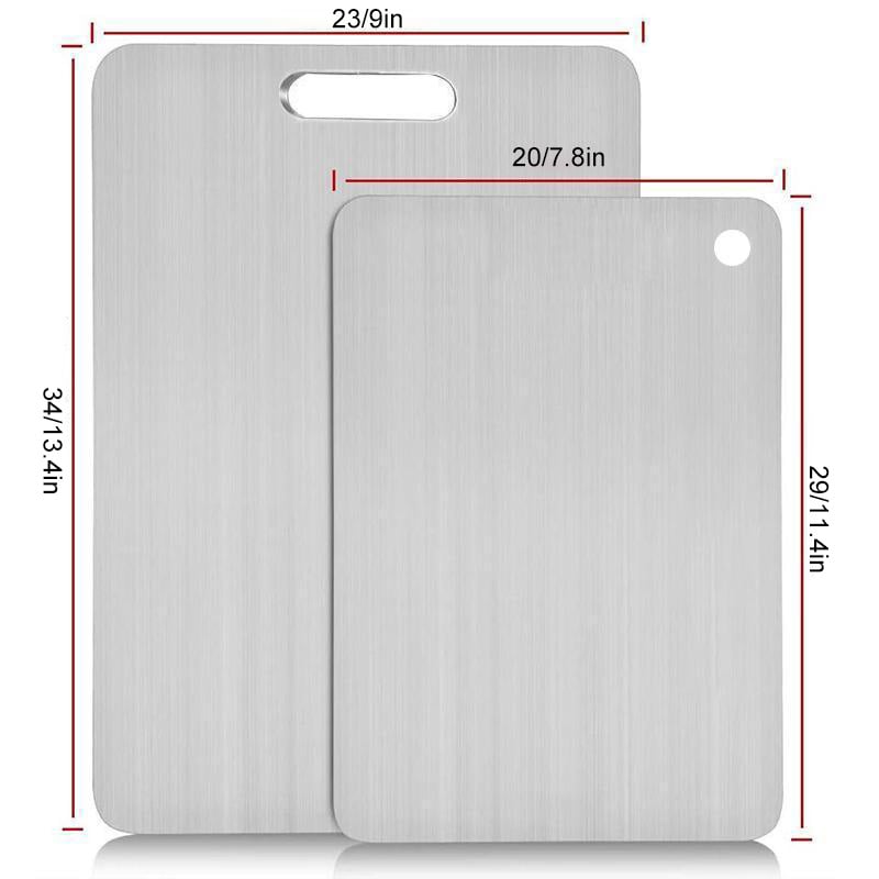 🔥Stainless Steel Double Sided Chopping Board Zorenza