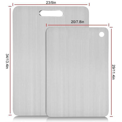 🔥Stainless Steel Double Sided Chopping Board Zorenza