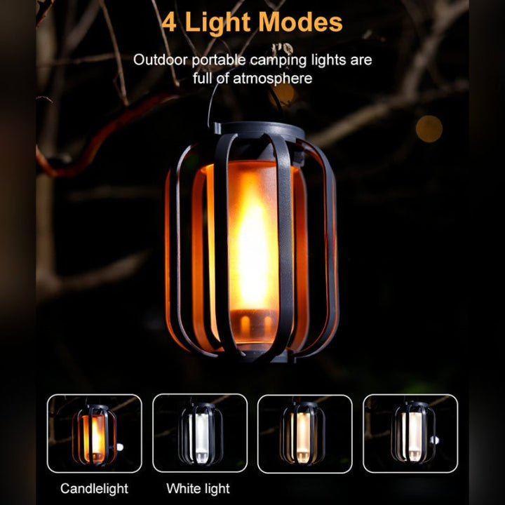 Solar Lantern Outdoor Light with 4 Modes Mivoza Deutschland