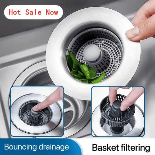 New Upgraded Sink Bounce Core Drain Strainer Zorenza