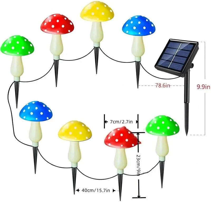 🏆2025 Super Value Set(50% OFF)Outdoor Solar Mushroom Lights Set Mivoza Deutschland