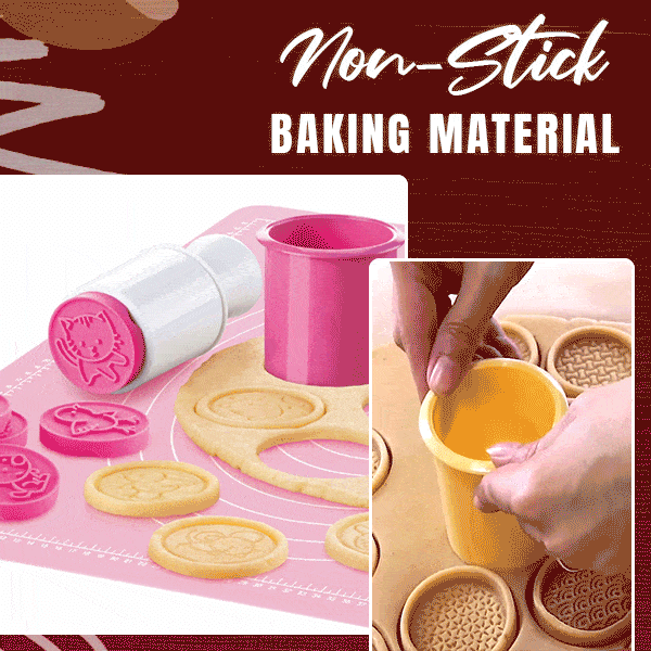 🎉Non-Stick Cookie Stamp & Cutter(6 Styles Set) Zorenza