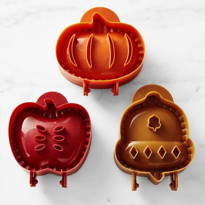 Set saisonaler Hand Pie Formen – Klappbare Kunststoffformen für einfaches Backen Zorenza