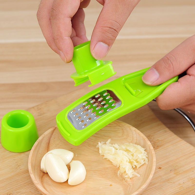 1+1 GRATIS | Praktische Knoblauchpresse – Ideal für kleine Portionen & hausgemachte Gerichte Zorenza