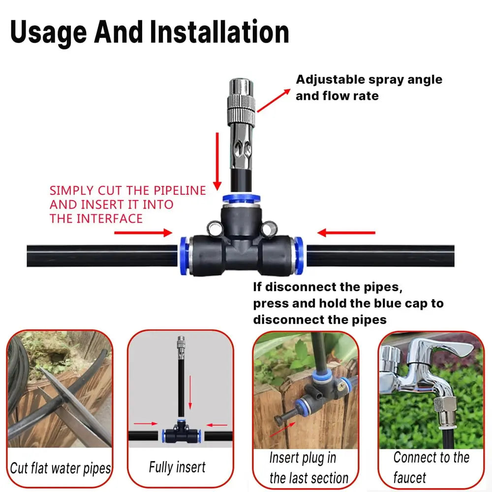 Automatisches Bewässerungssystem für Garten & Balkon – Spart Zeit & Wasser Zorenza