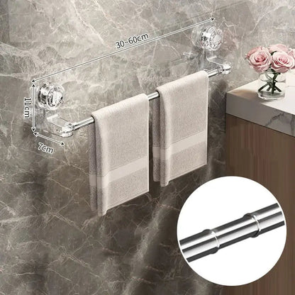 Ausziehbare Handtuchstange | Verstellbar & edler Edelstahlfinish Zorenza