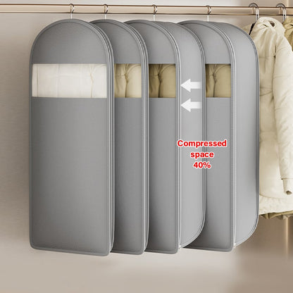 🔥2025  Space Saving Hanging Garment Bag with Self Compression Zipper Zorenza