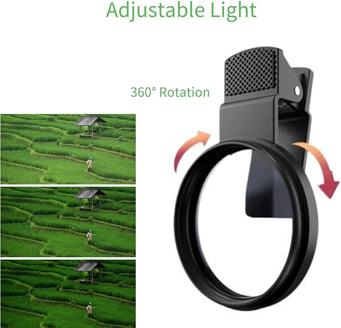 52mm CPL-Filter für Handy – Weniger Blendung & Bessere Farben Zorenza