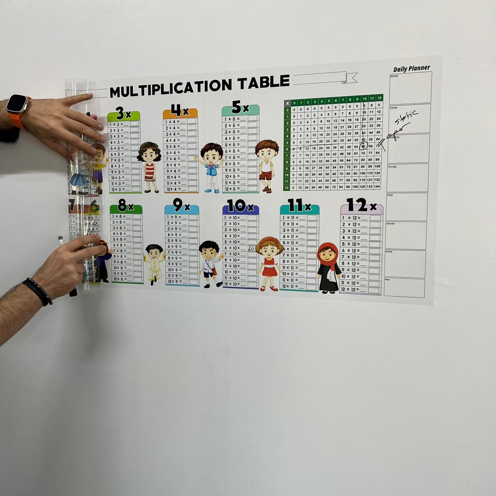 Educational Dry Erase Color Multiplication For Kids Zorenza