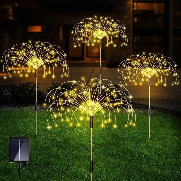 1+1 Graits - Solar Feuerwerk Lichterkette Zorenza