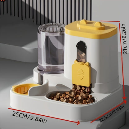 Katzenfutterautomat mit Wasserspender – Batteriefrei & zuverlässig Zorenza