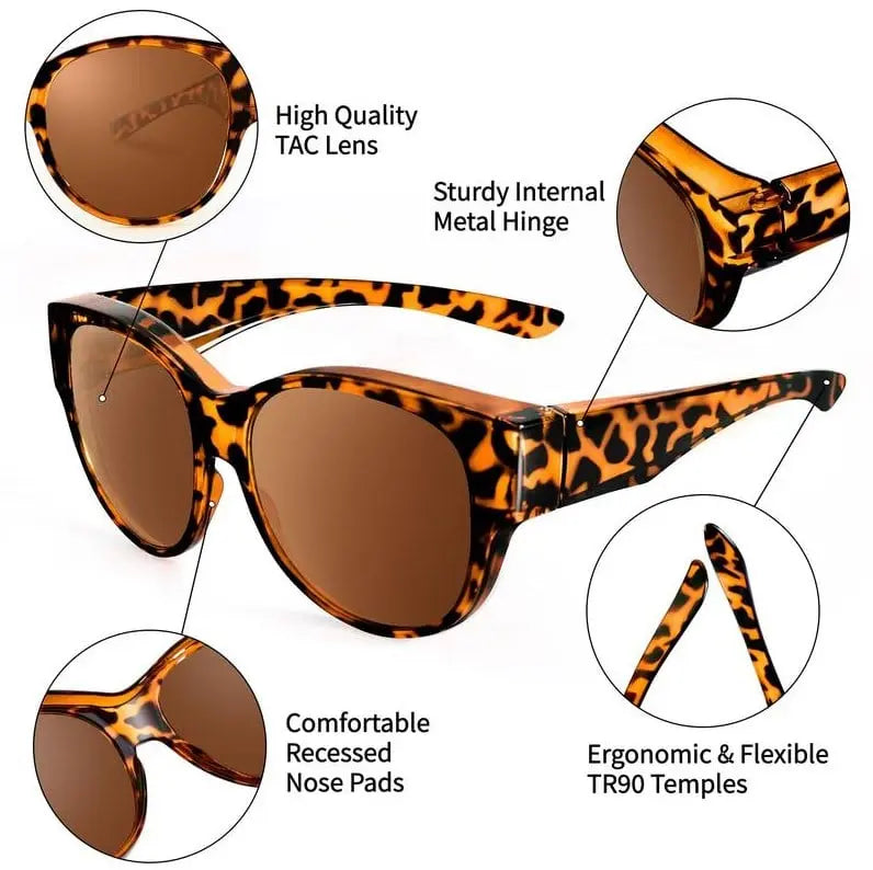 Polarisierte Sonnenbrille für Brillenträger – Sicheres Fahren & stilvoller Sonnenschutz Zorenza
