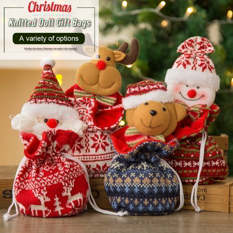 Strickpuppen Weihnachtsbeutel — Süße & besondere Geschenkidee Zorenza