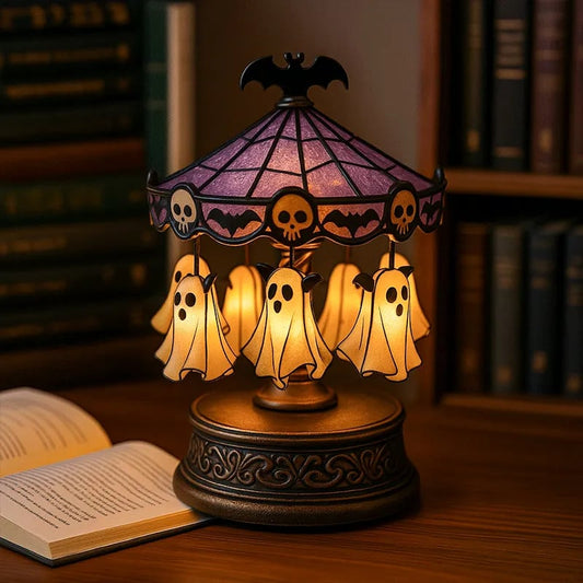 Halloween Geister-Karusselllicht – Warmes Dekorlicht Zorenza