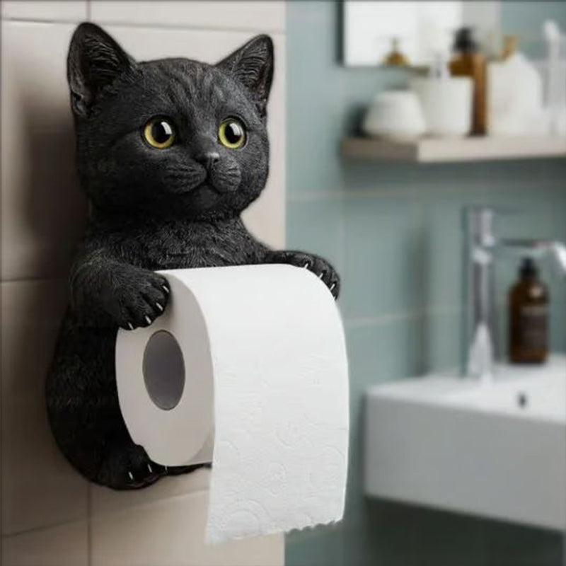 Toilettenpapierhalter Tierkopf — Robuster Harzhalter mit verspieltem Design Zorenza