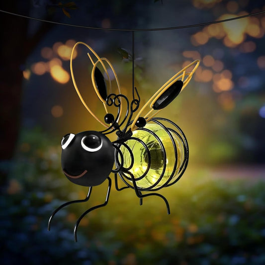 Outdoor Hanging Solar Bee Light Zorenza