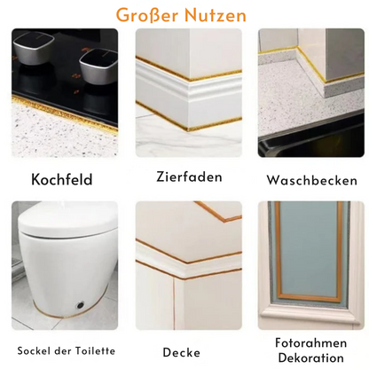Selbstklebendes Fugenband für Fliesen – flexibel, wasserdicht & einfach anzubringen Zorenza
