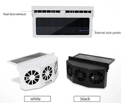 Solarbetriebener Auto-Ventilator – Kabellos & Kompakt Zorenza