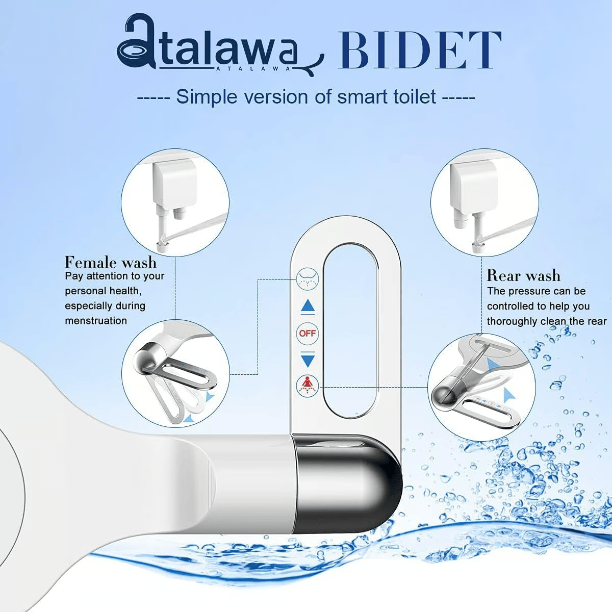 Bidet | Sanfte Reinigung, Umweltfreundlich & Komfortabel Zorenza