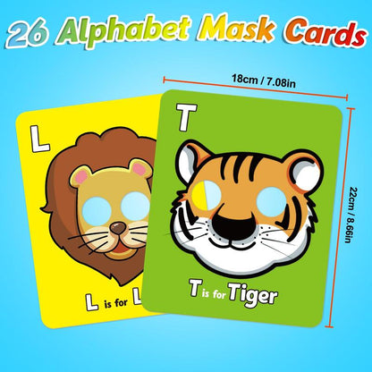 Tiermasken zum Alphabetlernen — spielerisch Buchstaben entdecken Zorenza