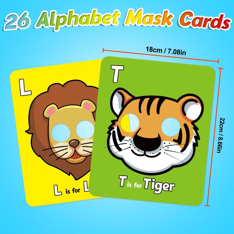 Tiermasken zum Alphabetlernen — spielerisch Buchstaben entdecken Zorenza