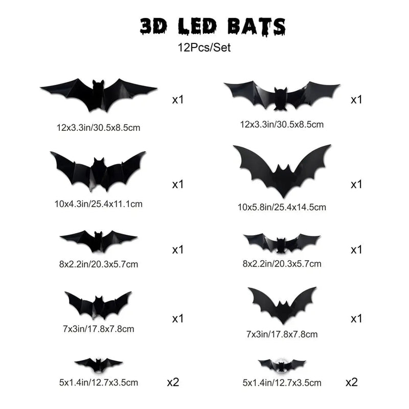 LED-Fledermaus-Dekoration — schaurig-schöne Halloween-Atmosphäre Mivoza Deutschland