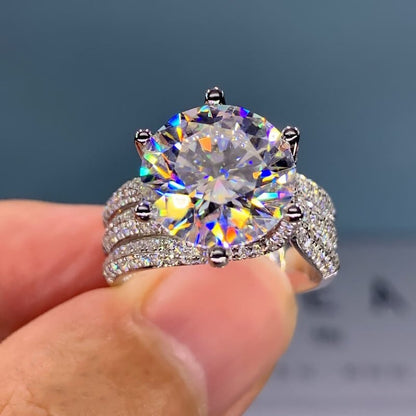 Funkelnder 3-Karat-Zirkonia-Ring – Glamouröser Glanz für jeden Anlass Zorenza