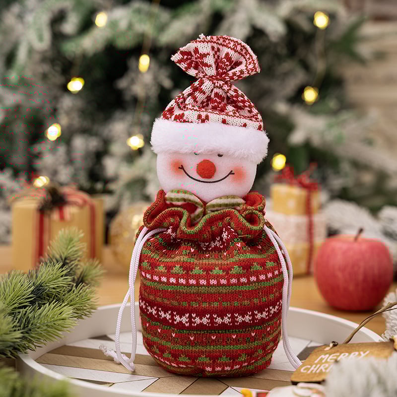 Strickpuppen Weihnachtsbeutel — Süße & besondere Geschenkidee Zorenza