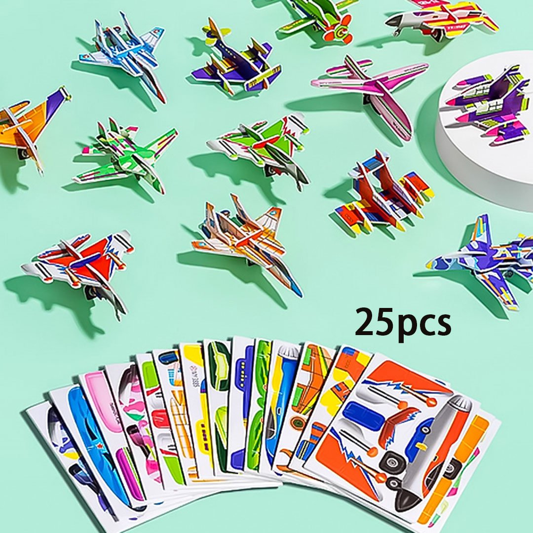 15+10 GRATIS | Bildungs-3D-Puzzle-Set für Kinder – Spaß & Lernen kombiniert Zorenza