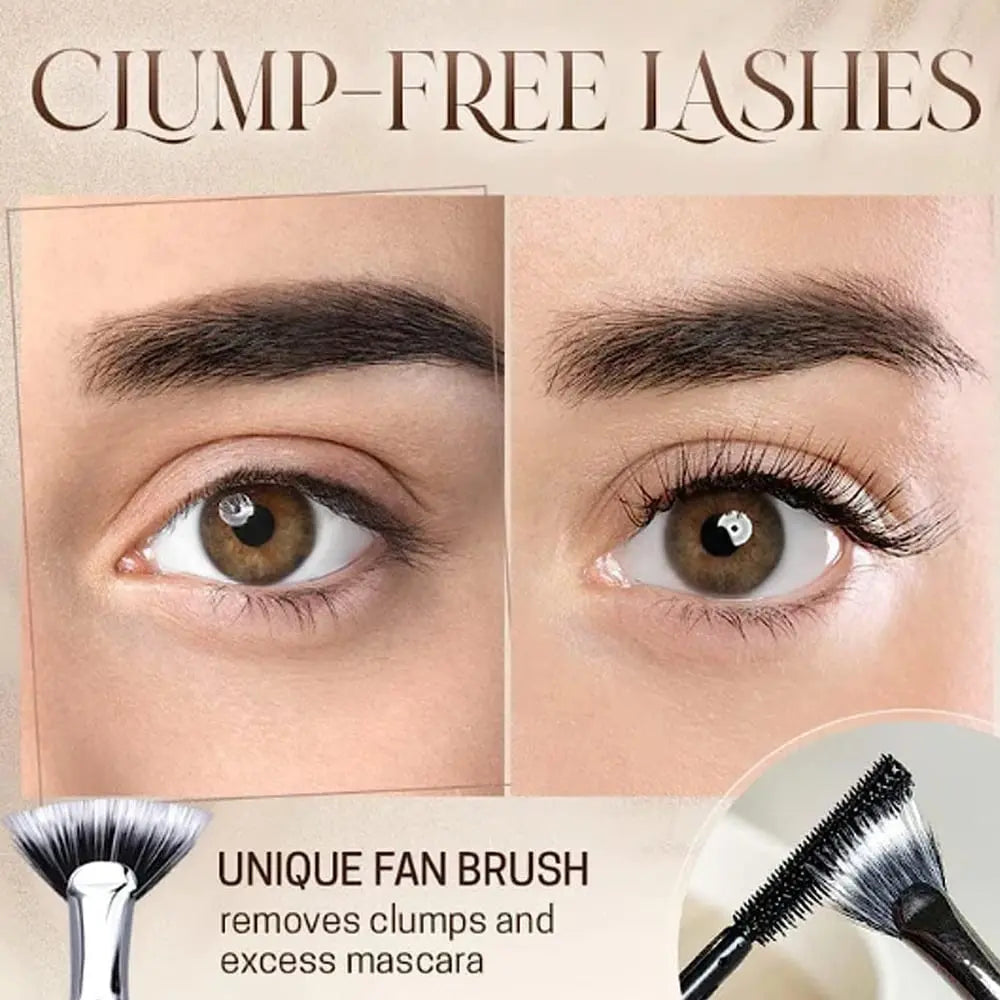 1 Gratis 1 Klappbare Wimpernbürste mit Winkelkopf – Perfekt für hektische Morgen Zorenza