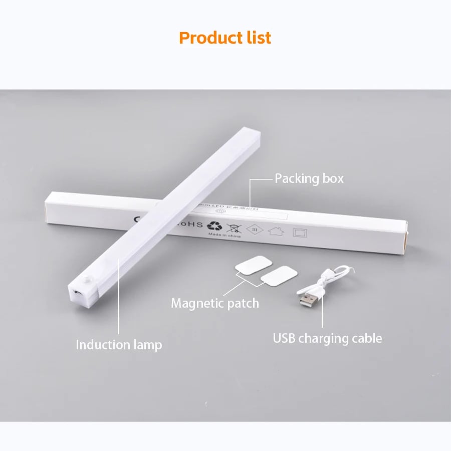 Punch-free Smart Sensor Magnetic Rechargeable LED Lights Zorenza