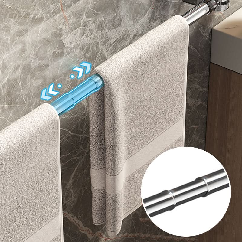 Ausziehbare Handtuchstange | Verstellbar & edler Edelstahlfinish Zorenza