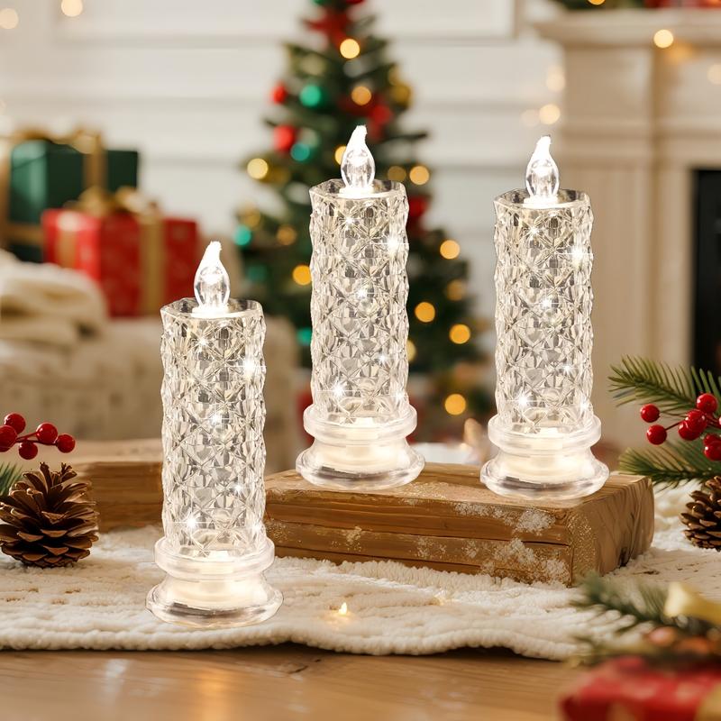 LED-Kerzenlichter 4er-Set | Stimmungsvolles, flammenfreies Licht Zorenza