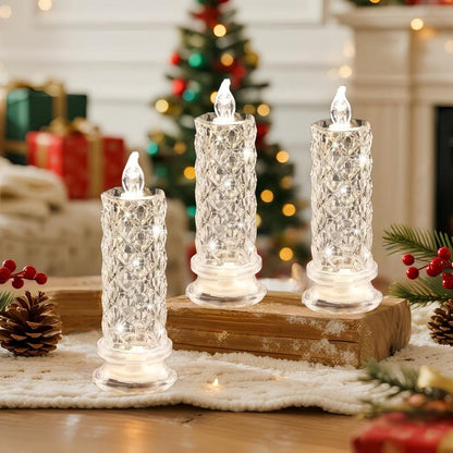 LED-Kerzenlichter 4er-Set | Stimmungsvolles, flammenfreies Licht Zorenza
