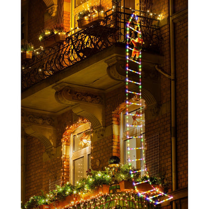 Kletter-Weihnachtsmann LED-Beleuchtung | 3 m, wetterfest & USB Zorenza