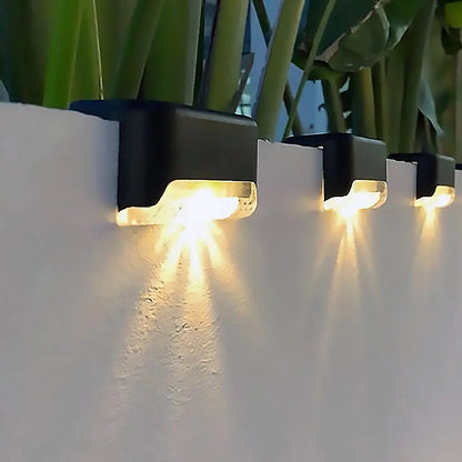 4er-Set Solar-Terrassenlichter – Wetterfestes Außenlicht Zorenza