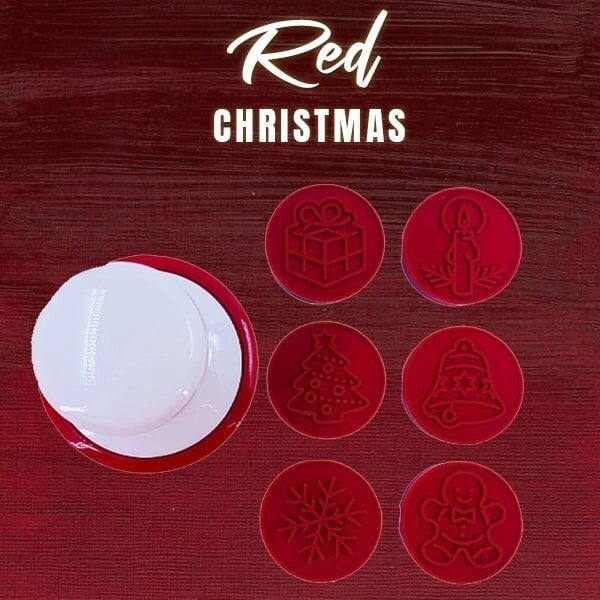 🎉Non-Stick Cookie Stamp & Cutter(6 Styles Set) Zorenza