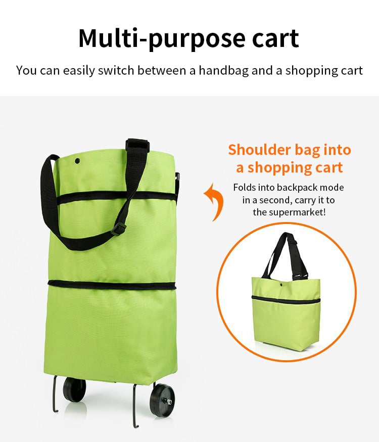 🔥Shopping Bag Folding Green Bag Zorenza