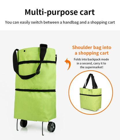 🔥Shopping Bag Folding Green Bag Zorenza