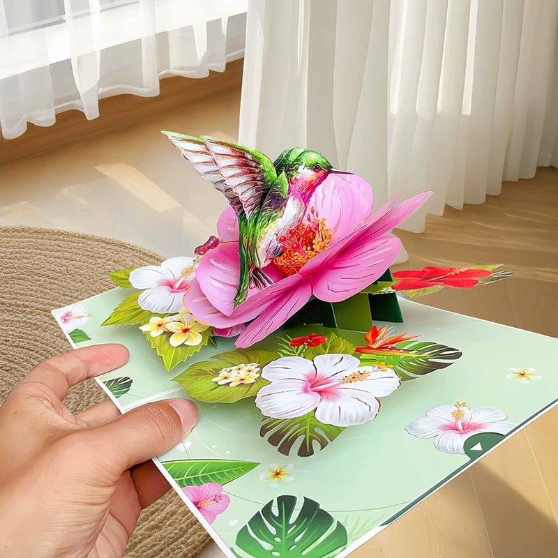 🦋 Vibrant 3D  Butterfly & Daisy Pop-Up Greeting Card Zorenza