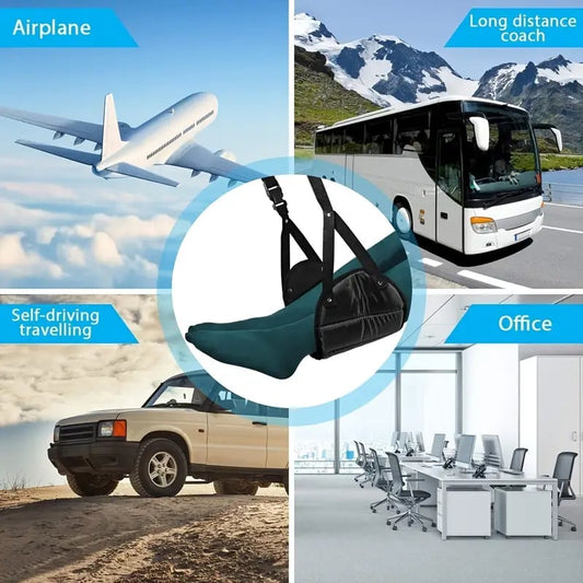 Airplane Foot Hammock (Memory Foam) Zorenza