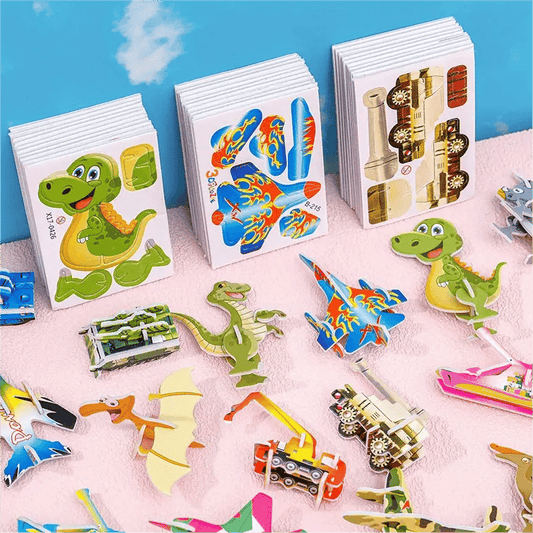 15+10 GRATIS | Bildungs-3D-Puzzle-Set für Kinder – Spaß & Lernen kombiniert Zorenza