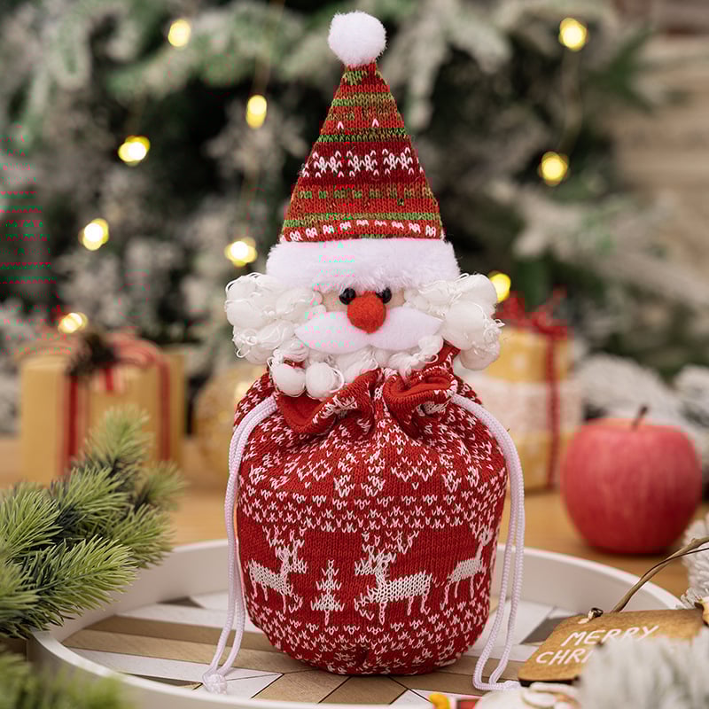 Strickpuppen Weihnachtsbeutel — Süße & besondere Geschenkidee Zorenza