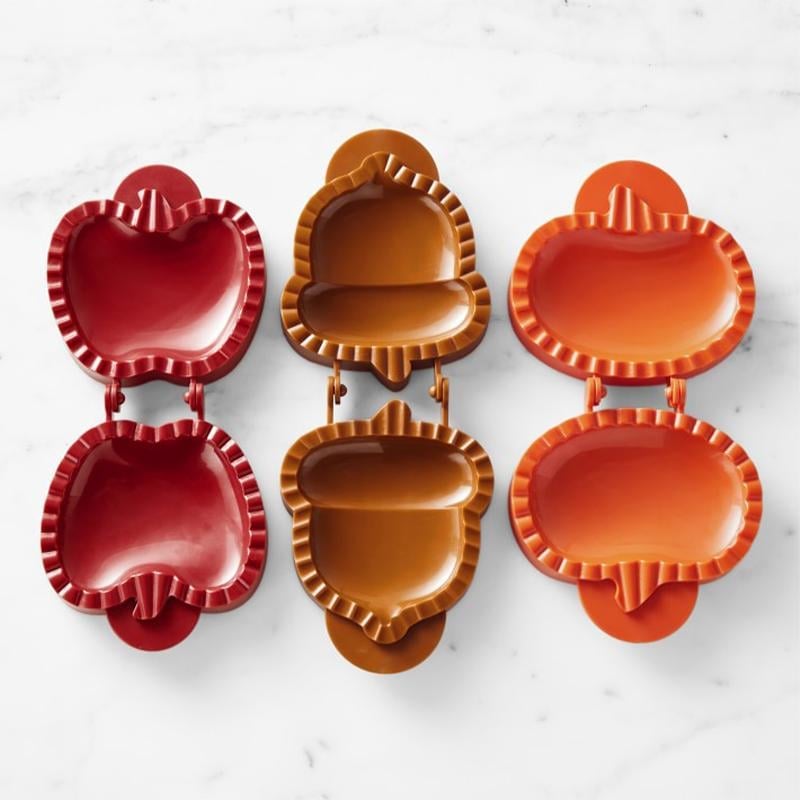 Set saisonaler Hand Pie Formen – Klappbare Kunststoffformen für einfaches Backen Zorenza