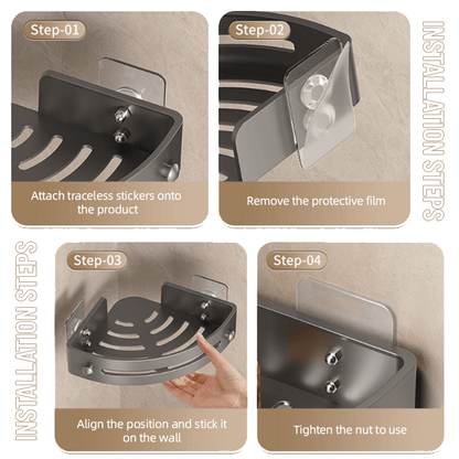 🚿Bathroom Triangle Shelf Zorenza