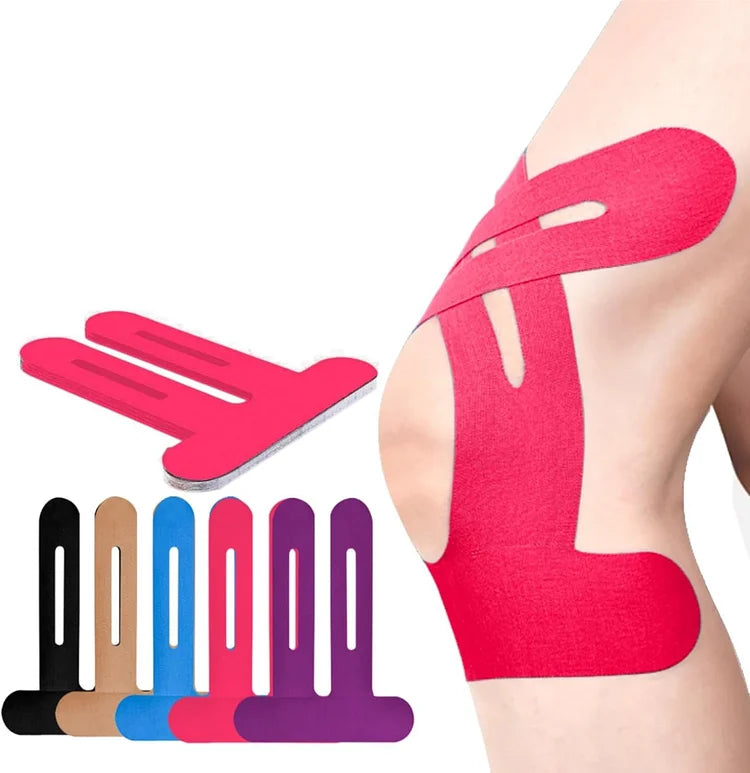 Kniebandage Tape – Vorgefertigtes Kinesiologie-Tape für aktive Gelenke Zorenza