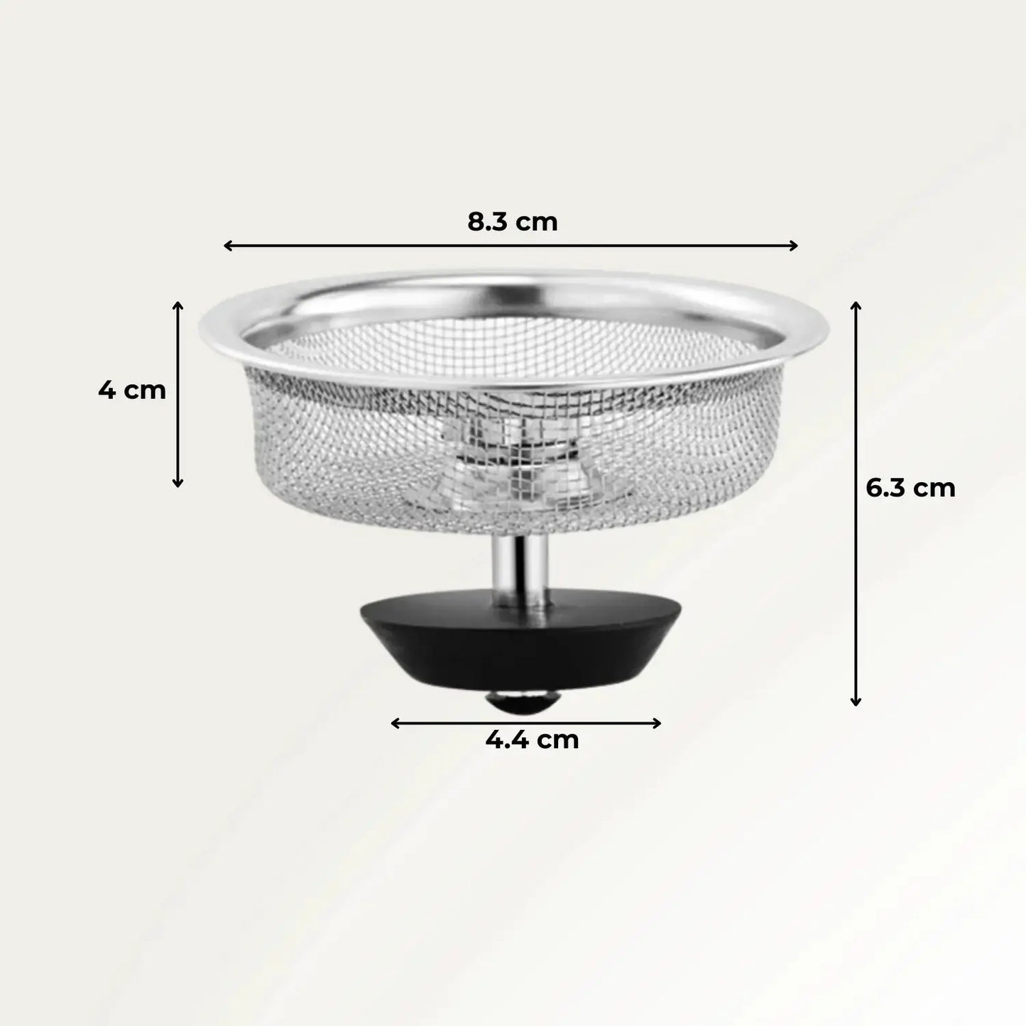 Abflusssieb für Spüle — Verhindert teure & unangenehme Rohrreinigung 2er Set Mivoza Deutschland