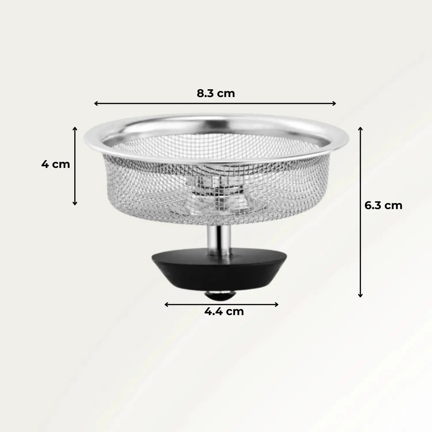 Abflusssieb für Spüle — Verhindert teure & unangenehme Rohrreinigung 2er Set Mivoza Deutschland